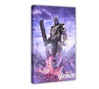 aueytcr Thanos The Mad Titan Avengers Endgame Artwork Poster Canvas Poster Bedroom Decor Landscape Office Room Decor Gift 16x24inch(40x60cm)
