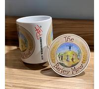 Auf Wiedersehen, Pet - Barley Mow Mug & Coaster Set.
