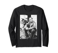 Auf Wiedersehen Pet Jimmy Nail On Set 1982 Long Sleeve T-Shirt