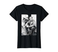 Auf Wiedersehen Pet Jimmy Nail On Set 1982 T-Shirt, Women, Black, Large