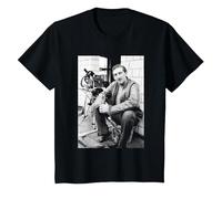Auf Wiedersehen Pet Jimmy Nail On Set 1982 T-Shirt, Youth, Black, 3T