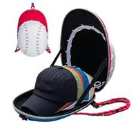 Aufbewahrungstasche für Baseballkappen, Reiseetui für Baseballmützen, Aufbewahrungstasche - EVA Reise-Kappenbox mit 35×22×15 cm, wasserfest, verstellbarer Gurt, großes, Fassungsvermögen für unterwegs