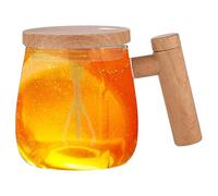 Aufbnach Electric Stirring Cup | 400ml Electric High-Speed Travel Coffee Stirrer Cup,Self-Blending Mixer For Self-Mixing Tea, Hot Chocolate, Milk Powder