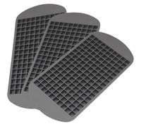 Aufell 3Pcs Mini ice Cube Trays 160 Grids Ice Cube Mold Square Shape Silicone ice Cubes Kitchen Mini Bar Pudding Mould