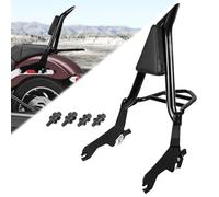 AUFER Detachable Passenger Backrest Sissy Bar Luggage Rack Set with Docking Hardware Kit Compatible with for Softail Low Rider FXLR FXRST S FXLRS ST FXLRST Sport Glide FLSB 2018-2024