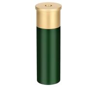 Aufew Tactical Mini Pill Case, Durable Metal Small Pill Holder for Pocket or Purse, Waterproof Medicine Bottle for Travel, EDC, Outdoors - Green