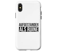 Aufgestanden Als Ruine Funny German DDR Pun Case for iPhone X/XS