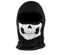 AUFIKR 2 Pairs Skeleton Face Mask Skull Balaclava for Halloween Dance Costume Party,Cosplay,Cycling,Running Skateboard Snowboard Outdoor Sport Black
