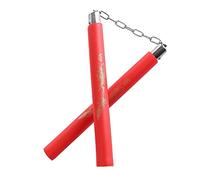 AUFIKR Portable Foam Nunchucks, Red Training Nunchakus Suitable for Kids & Beginners Practice and Training