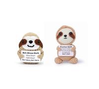 AUFIKR Positive Crochet Sloth Animal, Anti-Stress Sloth, Emotional Support Gift for Mental Health, Cheer Up Motivational Present for Women and Men, Handmade Plush Toy