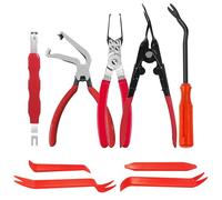 Aufisi 9PCS Electrical Disconnect Pliers, Trim Removal Tool Door Panel Removal Tool for Dashboard Vehicle Radio Audio Installer, Electrical Connector Separator for Auto Repair