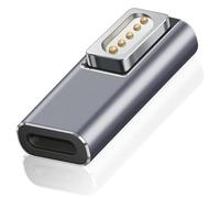 Aufloag 100W PD Mag-netic Safe 1 Adapter for MacBook Pro Air 2006 2012 2017 | USB-C Female to Magnetic Male Safe 1 Type-C PD Adapter Fast Charging for MacBook Air Pro 11 13 15 17 inch A1175 A1286 A1369