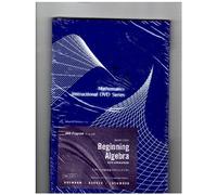 Aufmann Beginning Algebra with Applications Student DVD