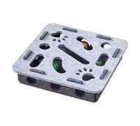 Aufmer Cat Toys for Bored Indoor Adult Cats, Interactive Cat Toys for Indoor Cats Puzzle Toy for Small/Medium/Large Pet, Hide-N-Seek Chase Exercise Game,Treat Puzzle Enrichment Toy