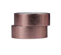 aufodara 2 Rolls 10m x15mm Washi Tape Set MaskingTape Glitter Metallic Color Adhesive Paper Sticker Deco DIY Scrapbooking Craft (Rose gold)