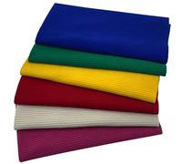 aufodara 6pcs Corduroy Fabric 47x47cm Decorative Fabric for Sewing Project, Quilting, Patchwork, DIY Crafts (Colour B601)