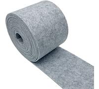 aufodara Felt Fabric 14cm x 500cm, 3mm Thick Polyester Felt DIY Craft Patchwork Sewing, Gardening (Light Grey)