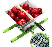 Aufun Manual Fruit Crusher 7L Stainless Steel Hopper Apple Grinder