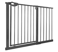 Aufun Safety Gate Pressure Fit Auto Close No Drill Fits 105-115cm Black