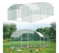 Aufun Walk-in Chicken Run Large 3x6m Outdoor Poultry Enclosure Steel Frame
