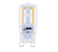 AUFWH (10PCS) LED Bulb G9 220V Mini G4 LED Lamp Dimmable Candle Light Corn Bulb 3W 5W Chandelier LED Lighting Replace Halogen Lamp-G9 22leds 220V (Dimmable)_Transparent