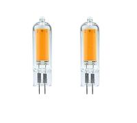 AUFWH (2PCS) Dimmable LED G4 G9 Light Bulb 3W 6W 220V COB Glass LED Lamp Replace 40W 60W Halogen Bulb for Pendant Lighting Fixture Chandelier-G4-6W-220V_Warm White