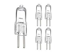 AUFWH 5pcs G5.3 220V 20W/35W/50W/70W/100W/150W/200W Halogen Light Bulbs Long Life Capsule Lamps Warm White Clear Bulbs Indoor Lighting Bulbs-G5.3-220V-35W_5PCS