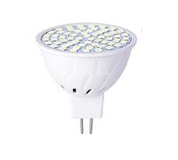 AUFWH (8PCS) LED MR16 Spot Light Bulb E27 Lampada LED Corn Lamp 220V E14 Spotlight GU10 Bombillas LED GU5.3 48 60 80LEDS Lampara B22 5W 7W 9W-MR16 60leds 220V_White