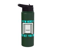Aufzugsinspektor - Ich bin Hier HOL Dich hoch Elevator Stainless Steel Insulated Water Bottle