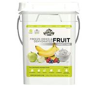 Augason Farms Dehydrated and Freeze-Dried Fruit Variety Pail, 25-Year Shelf Life, Emergency Food Supply, Camping Food