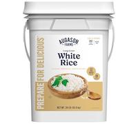 Augason Farms Long Grain White Rice, 28-Lb. Pail