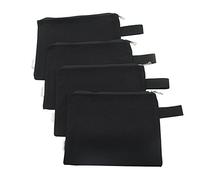 Augbunny 100% Cotton 16oz Heavy Duty Multi-Purpose Canvas Zipper Tool Bag Organize Storage Pouch 4-Pack