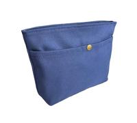 Augbunny 16OZ 100% Cotton Canvas Multi-Purpose Lined Zipper Closure Makeup Cosmetic Bag Travel Toiletory Organizing Pouch Large