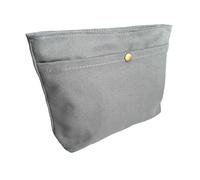 Augbunny 16OZ 100% Cotton Canvas Multi-Purpose Lined Zipper Closure Makeup Cosmetic Bag Travel Toiletory Organizing Pouch Large