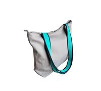 Augbunny 16OZ 100% Cotton Durable Large Multi Purpose Canvas Zipper Closure Lined Reusable Grocery Beach Diaper Casual Tote