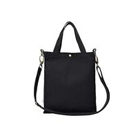 Augbunny Heavy Duty Canvas SMALL MINI SIZE Botton Closure Shoulder Crossbody Bag Lunch Bag Handbag Fashion Tote Multi Purpose Daily Use Casual Tote