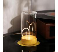 AUGE LIGHT Mini Minimalist Table Lamp Cordless LED Desk Lamp Rechargeable Modern Night Lights Portable Nightstand Lamps Unique Ambient Light Mood Lighting for Bedroom, Beside, Nursery