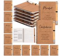 Augenstern 10 Sets Employee Appreciation Gifts for Cowokers Inspirational Pens Bulk Motivational Notebooks Positive Gift Encouragement Bamboo Pen Thank You Gifts for Teacher Staff Team Nurse