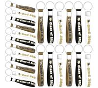 Augenstern 30 Pcs Graduation Gifts Bulk Class of 2026 Keychains Inspirational Silicone Rubber Keyrings Graduation Party Favors Congrats Grad Gifts for College High School Students 2026 Graduates