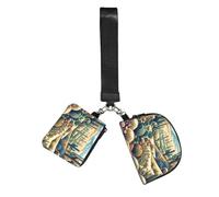 Augenstern Cactus-Desert 2 Pouches Wristlet Wallet Dual Zipper Coin Purse