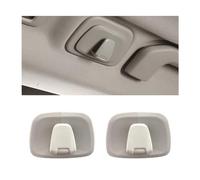 Augeny 1 Pair Car Interior Roof Hooks, Plastic Auto Clothes Hanger Hooks Compatible with XC40 XC60 XC90 S60 S90 V60 V90, Car Essentials Hooks for Hanging Clothes, Bags, Umbrellas (Gray)