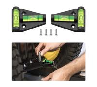 Augeny 2PCS Magnetic RV Levelers, RV T Level Bubble Levels with Screws Mounting and Magnetism Dual-use, Multipurpose Stablilization Levelers for RV, Camper, Furniture, RV Accessories