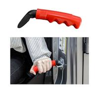 Augeny Car Door Handle for Elderly, Multifunctional Portable Vehicle Assist Support Handle, Automotive Door Assist Bar Helps Get Out, Universal Assistive Device for Seniors, Handicapped (Red)