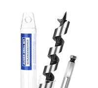 Auger Drill Bit 22 mm x 230 mm Wood Drill Bit with Self-Centring Thread Tip and 9.52 mm Hex Shank for Wood