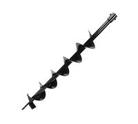 Auger Drill Bit, Earth Auger Drill Bit Drill Augers for Digging Holes Garden Planting Post Hole Digger Garden Auger for Drill Rapid Bedding Digging 100x800mm Single Vane/Wing
