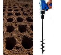 Auger Drill Bit For Planting Garden Auger Spiral Drill Bit Bulb Bedding 4X45Cm