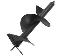 Auger Drill Durable Steel Black Garden Plant Construction Multi Sizes vidaXL