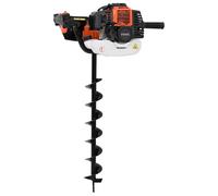 Auger Ground Drill Orange Gasoline Hole Digger Planter Spiral vidaXL