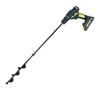 Auger Post Hole Digger 3" Wide 32" Deep - Earth Auger - Trench Digger - Hole Digger Tool for Fence Posts - Electric Post Hole Digger Handles