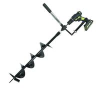 Auger Post Hole Digger 6" Wide 32" Deep with Drill Handle Assembly - Earth Auger - Trench Digger - Hole Digger for Fence Posts - Post Hole Tool - Electric Digger Handles
